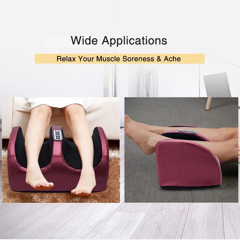 Image of Electric Foot Massager Heating Shiatsu Kneading Relaxation Pain Relief Foot Spa Machines-FrenzyAfricanFashion.com