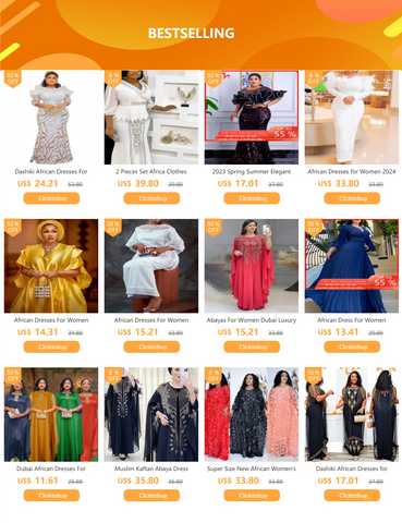 Image of 2023 Spring Summer Elegant African Women Short Sleeve Sequined Wedding Party Long Dress Africna Dresses for Women Maxi Dress-FrenzyAfricanFashion.com