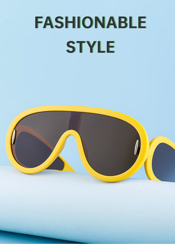 Image of Candy Classy Design Punk Oversize Unisex Sunglasses-FrenzyAfricanFashion.com