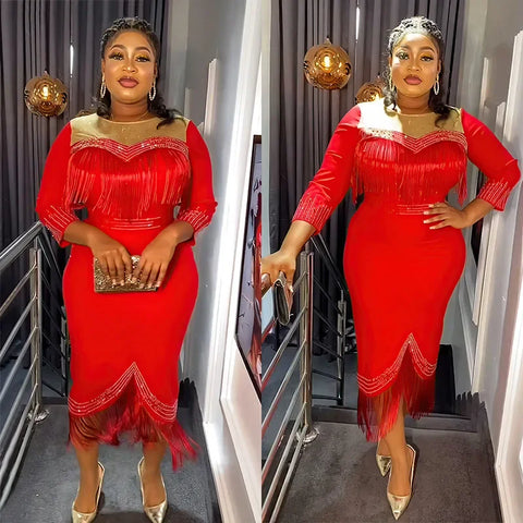 Image of Autumn Luxury Evening Dresses for Women-FrenzyAfricanFashion.com