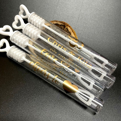 Image of Custom Transparent Labels, Wedding Labels-FrenzyAfricanFashion.com