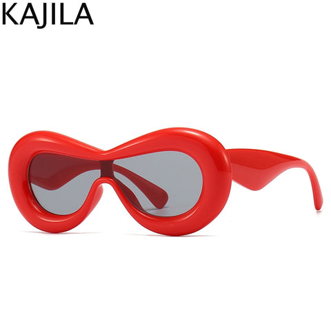 Image of Oversized Square Sunglasses Women Big Frame Rectangle Ladies Shades Eyewear-FrenzyAfricanFashion.com