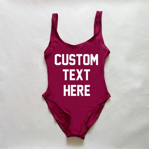 Image of CUSTOM New One Piece Swimsuit Bikini Plus Size-FrenzyAfricanFashion.com