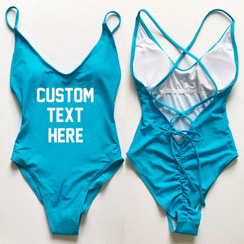Image of CUSTOM New One Piece Swimsuit Bikini Plus Size-FrenzyAfricanFashion.com