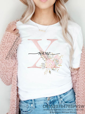 Image of Personalized Custom Name Bridesmaid Team Bride Maid of Honor T-shirt Girl Bridal Bachelorette Party Gifts Wedding Cloth-FrenzyAfricanFashion.com