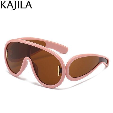 Image of Candy Classy Design Punk Oversize Unisex Sunglasses-FrenzyAfricanFashion.com