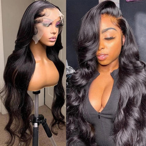 Image of Lace Front Human Hair Wigs Hd Brazilian-FrenzyAfricanFashion.com