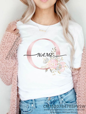 Image of Personalized Custom Name Bridesmaid Team Bride Maid of Honor T-shirt Girl Bridal Bachelorette Party Gifts Wedding Cloth-FrenzyAfricanFashion.com