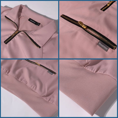 Image of Scrubs Set Uniform Long Sleeved Medical Hospital Veterinary Nurse Uniforms-FrenzyAfricanFashion.com