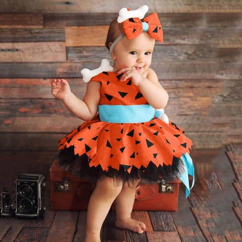 Image of Elegant Girls Halloween Dress Toddler Kids Mesh Tulle Princess Party Outfits-FrenzyAfricanFashion.com
