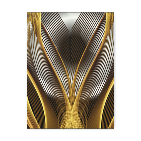 Image of Canvas Prints Wall Art | Bedroom Office Living Room Hallway Designs | Decorative Abstracts | Wall Tiles Black and Gold Decor | Firelin A-FrenzyAfricanFashion.com