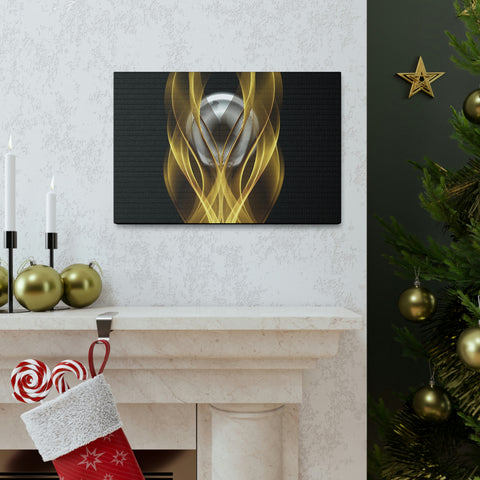 Image of Home Decor Custom Wall ART | Canvas Frame Gold and Black Print | Painting Poster | Abstract Design | Modern Home Office Wall Frame | Firelin-FrenzyAfricanFashion.com