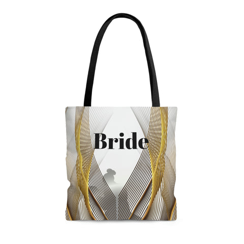 Image of Custom Bridal Tote | White Bag | Practical Wedding Gift | Bridal Shower Gifts | Women Engagement | Bride to be Handbag Gift-FrenzyAfricanFashion.com