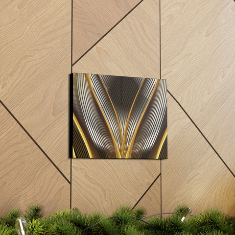 Image of Canvas Prints Wall Art | Bedroom Office Living Room Hallway Designs | Decorative Abstracts | Wall Tiles Black and Gold Decor | Firelin A-FrenzyAfricanFashion.com