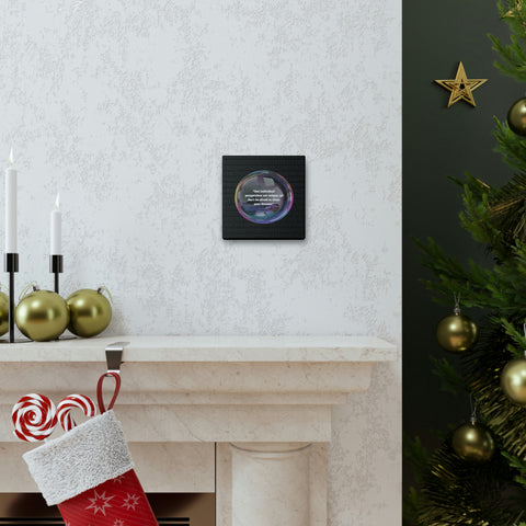 Image of Canvas Wall Decor | House Decor | Inspirational Wall Arts | Bubble Design "Our individual perspectives are unique, chase your dreams."-FrenzyAfricanFashion.com