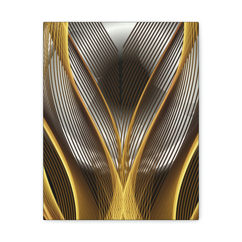 Image of Canvas Prints Wall Art | Bedroom Office Living Room Hallway Designs | Decorative Abstracts | Wall Tiles Black and Gold Decor | Firelin A-FrenzyAfricanFashion.com