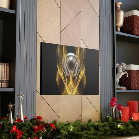 Image of Home Decor Custom Wall ART | Canvas Frame Gold and Black Print | Painting Poster | Abstract Design | Modern Home Office Wall Frame | Firelin-FrenzyAfricanFashion.com