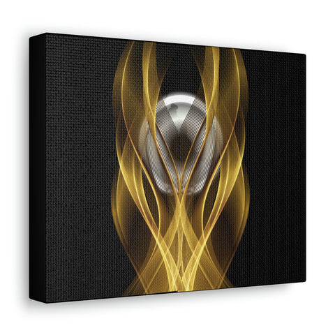 Image of Home Decor Custom Wall ART | Canvas Frame Gold and Black Print | Painting Poster | Abstract Design | Modern Home Office Wall Frame | Firelin-FrenzyAfricanFashion.com