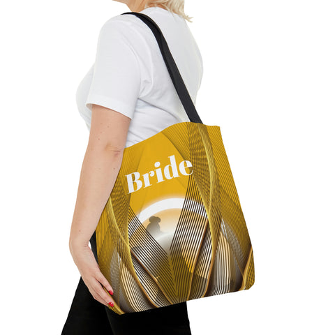 Image of Yellow Bridal Tote | Women Handbag | Custom Wedding Bag | Bridal Shower Gift-FrenzyAfricanFashion.com