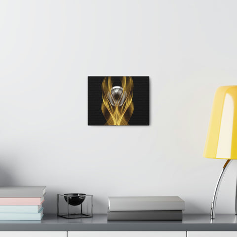 Image of Home Decor Custom Wall ART | Canvas Frame Gold and Black Print | Painting Poster | Abstract Design | Modern Home Office Wall Frame | Firelin-FrenzyAfricanFashion.com
