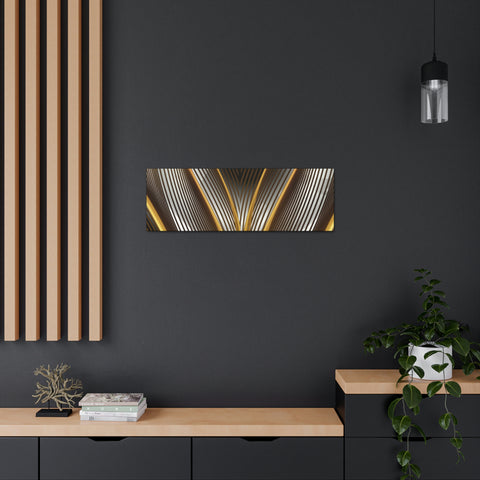 Image of Canvas Prints Wall Art | Bedroom Office Living Room Hallway Designs | Decorative Abstracts | Wall Tiles Black and Gold Decor | Firelin A-FrenzyAfricanFashion.com