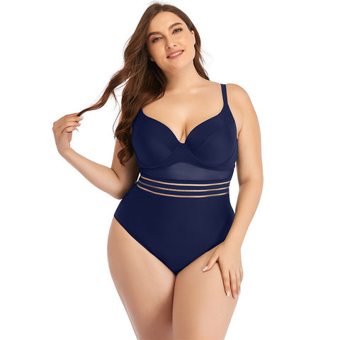 Image of Plus Size Swimsuits Women One Piece Bathing Suit-FrenzyAfricanFashion.com