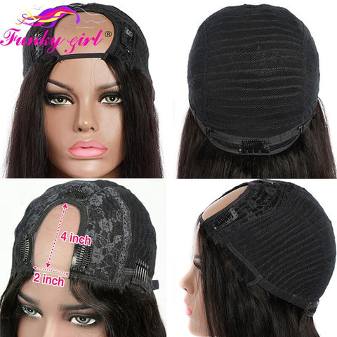 Image of Natural Brazilian Human Hair Long Wigs-FrenzyAfricanFashion.com