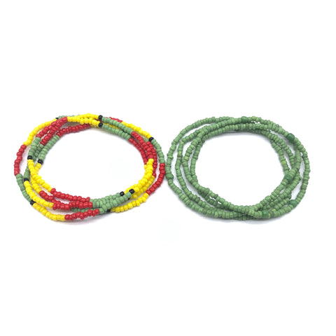 Image of Bohemia Colorful Beads Waist Belly Beach Waistband Bikini Beads Jewelry-FrenzyAfricanFashion.com