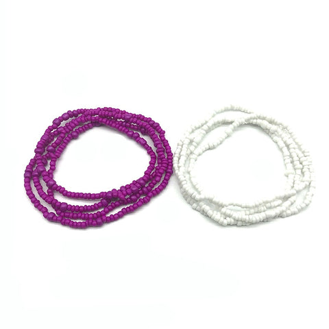 Image of Bohemia Colorful Beads Waist Belly Beach Waistband Bikini Beads Jewelry-FrenzyAfricanFashion.com