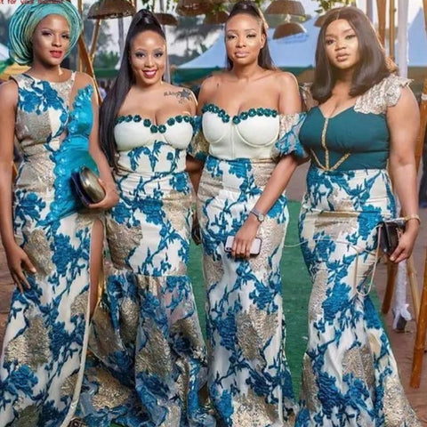 Image of Brocade Lace Fabric Material French Jacquard Lace Fabric-FrenzyAfricanFashion.com