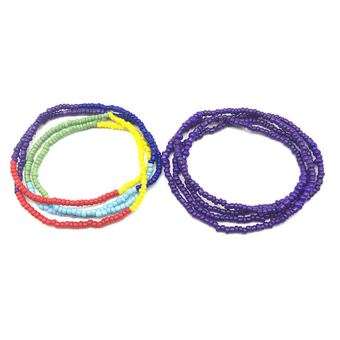 Image of Bohemia Colorful Beads Waist Belly Beach Waistband Bikini Beads Jewelry-FrenzyAfricanFashion.com