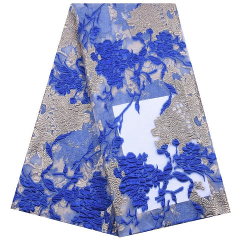 Image of Brocade Lace Fabric Material French Jacquard Lace Fabric-FrenzyAfricanFashion.com