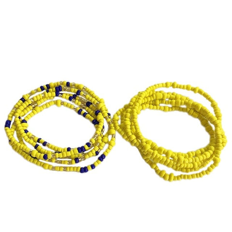 Image of Bohemia Colorful Beads Waist Belly Beach Waistband Bikini Beads Jewelry-FrenzyAfricanFashion.com