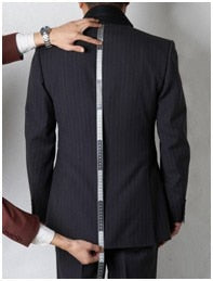 Image of Elegant Black Men Suits Two Pieces Jacket Wedding Formal Men Occasion wear-FrenzyAfricanFashion.com