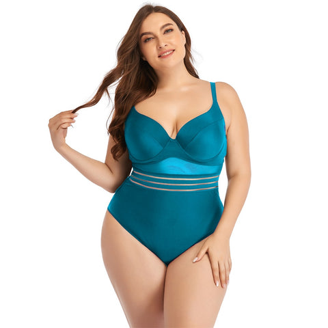 Image of Plus Size Swimsuits Women One Piece Bathing Suit-FrenzyAfricanFashion.com