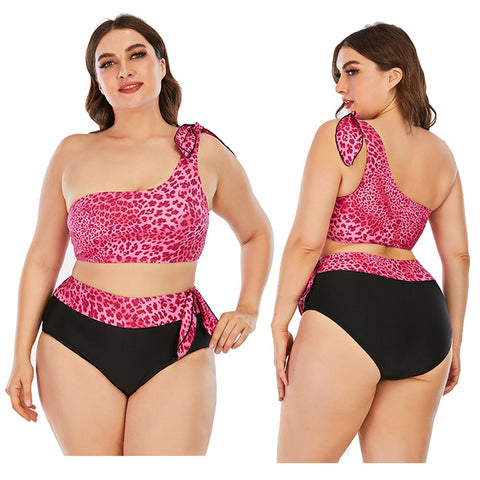 Image of Women Push Up Bikinis Set Swimwear Plus Size High Waist Swimsuit Beachwear-FrenzyAfricanFashion.com