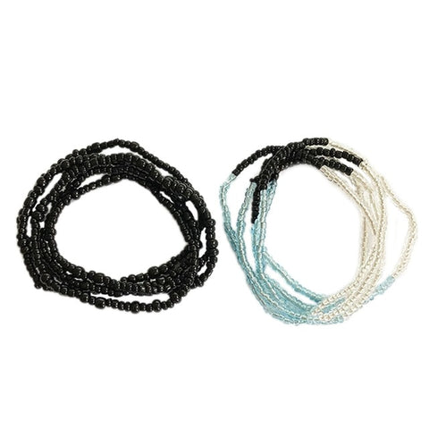 Image of Bohemia Colorful Beads Waist Belly Beach Waistband Bikini Beads Jewelry-FrenzyAfricanFashion.com