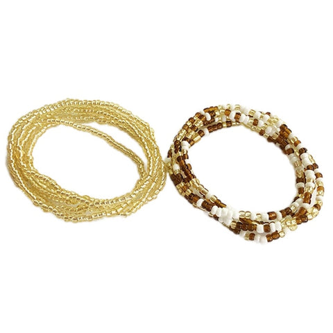 Image of Bohemia Colorful Beads Waist Belly Beach Waistband Bikini Beads Jewelry-FrenzyAfricanFashion.com