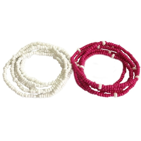 Image of Bohemia Colorful Beads Waist Belly Beach Waistband Bikini Beads Jewelry-FrenzyAfricanFashion.com