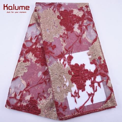 Image of African Jacquard Lace Brocade-FrenzyAfricanFashion.com