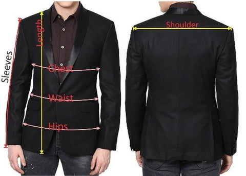 Image of Black Sequin Party Men Suits One-piece Wedding Suit Jacket-FrenzyAfricanFashion.com