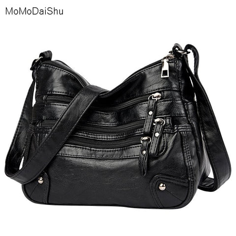Image of High Quality Women's Soft Leather Shoulder Bags Multi-Layer Classic Crossbody Bag Luxury Designer Handbag and Purse-FrenzyAfricanFashion.com