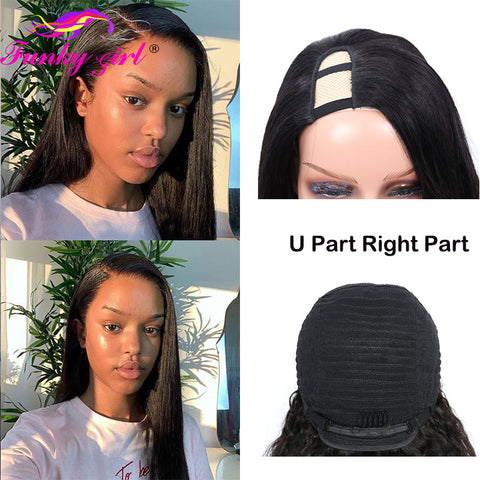 Image of Natural Brazilian Human Hair Long Wigs-FrenzyAfricanFashion.com