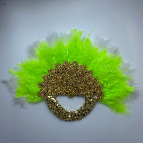Image of Bridal Turkey Nigerian Feather Fans for Wedding Party-FrenzyAfricanFashion.com