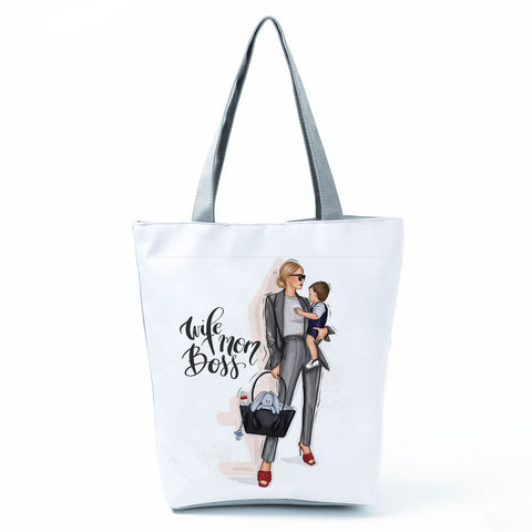 Image of Beautiful Fashion Shoulder Bag Eco Portable Shopping Tote for Women-FrenzyAfricanFashion.com