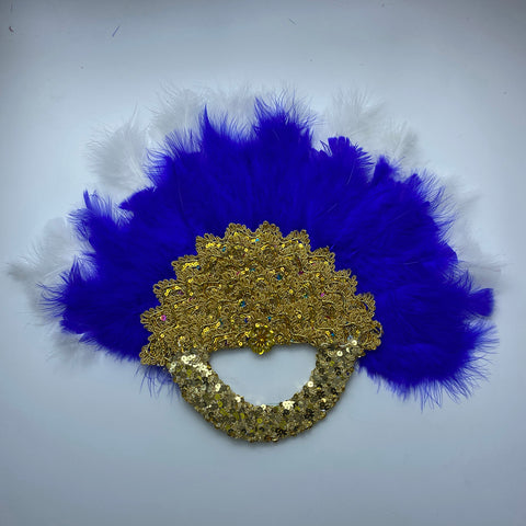 Image of Bridal Turkey Nigerian Feather Fans for Wedding Party-FrenzyAfricanFashion.com