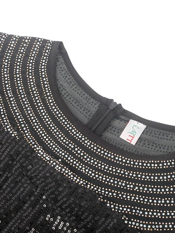 Image of Plus Size Party Long Dresses Sequin Evening Gowns-FrenzyAfricanFashion.com