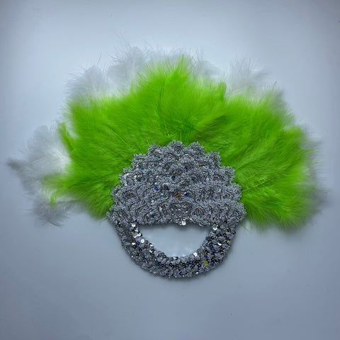 Image of Bridal Turkey Nigerian Feather Fans for Wedding Party-FrenzyAfricanFashion.com
