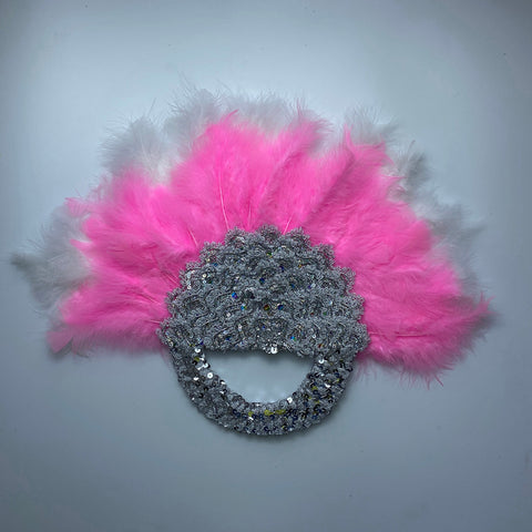 Image of Bridal Turkey Nigerian Feather Fans for Wedding Party-FrenzyAfricanFashion.com