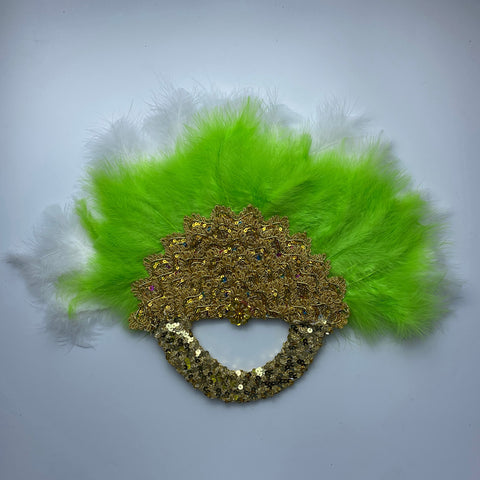Image of Bridal Turkey Nigerian Feather Fans for Wedding Party-FrenzyAfricanFashion.com